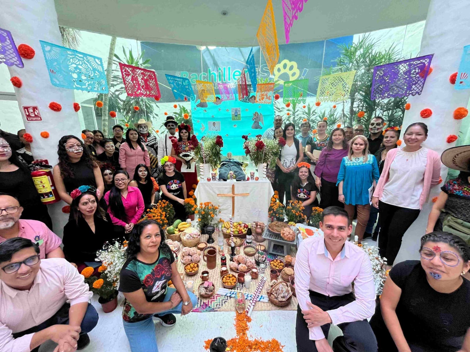 Fortalece Cobaem con celebración de Día de Muertos la identidad cultural y tejido social entre su comunidad estudiantil